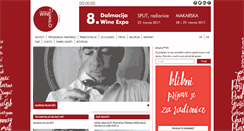 Desktop Screenshot of dalmacijawineexpo.com